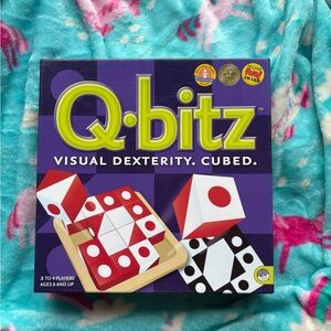 Q-bitz Game Box - Purple with Red, White, Black Accents